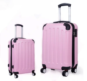 Cute Pink Girls ABS trolley luggage , hard shell travel luggage