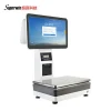 CY-55A PC pos system with scale touch screen weighing scale cash register pc pos scale for supermarket retail