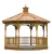 Import decorative lighted wedding summerhouse decorative wedding pavilion outdoor pavilion 3x3m from China