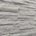 Decorative Wall Panels Slate Ledge Stone Culture Stone Natural White Quartz