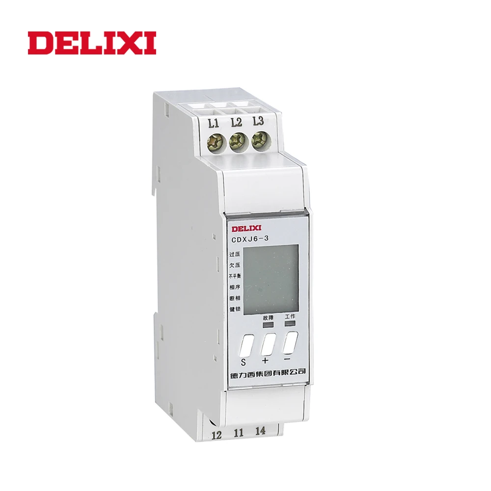 DelixiHigh Precision Three Phase Voltage Protection Relay