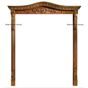 DF-012 Quality Door Frame with Arch Crown and Reeded Column