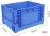 Import Different Size Solid Plastic Foldable collapsible Crate from China