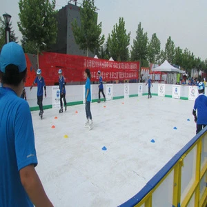 Different thickness ice rink boards / artificial ice hockey rink for bandy field