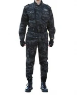 digital camouflage zebra tactical army combat military uniform with the characteristic