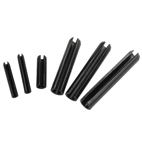 Buy Din1481 Galvanized Steel Black Zinc Plated 65mn Slotted Spring Pins ...