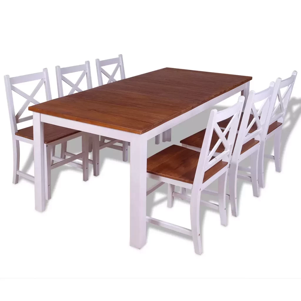 Dining room furniture No.2403 hot selling wooden dining table and chair sets