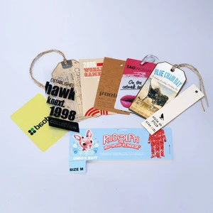 Direct factory high quality wholesale hot sale new arrival custom garment hang tags