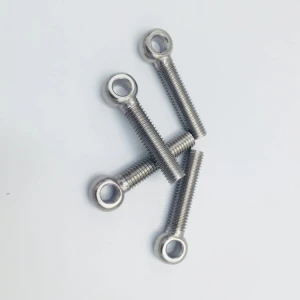 Carbon Steel Zinc Plated Closed Eye Screws / Hook Screws - China