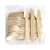 Import Disposable bulk wooden spoon fork knife flatware sets from China