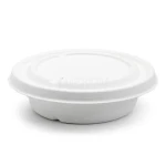 Disposable Compostable Biodegradable Party Plate Sugarcane Bagasse Paper 500ml Convenient Square Plate
