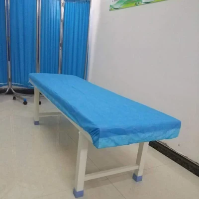 Disposable Nonwoven PP SMS Bed Cover Table Massage Disposable Bed Sheet for SPA