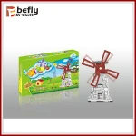 DIY model windmill educational solar toy