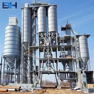 Dry mortar powder production line mixing station