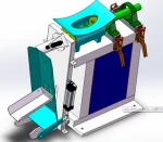 Dry mortar screw valve port packaging machine