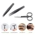 Import Dry skin Beauty Scissors for Grooming Eyebrow Tweezers Scissor Eyelash  beard and Salon Scissor Gift Set from China