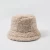 Dvacaman 2021 Fashion Lamb Wool Vintage 8 Colors Furry Pure Color Blank Fur Bucket Hat/Winter Hat for Women Autumn Winter