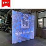 Dye Sub Printing Trade Show Tension Fabric Portable Aluminum Frame 10x10 Frameless LED Light Box Display