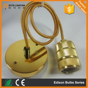 E27 Aluminum vintage style pendant lighting lamp holder/ lamp accessory