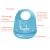 Import Easily Wipes Clean Cartoon Printing Waterproof Silicone Bibs Food Feeding Silicone Baby Bib For Kids from China