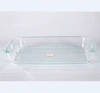 Eco-Friendly factory outlet rectangle glass baking dish/baking tray, microwave and oven glass bakeware