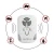 Eco-Friendly Ultrasonic Pest Repeller Best Indoor Pest Control Electronic US UK EU Plug In for Amazon sellers