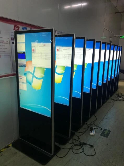 Economic promotional  50 55 inch floor standing rotating lcd digital signage advertising player