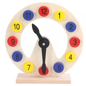 Educational Toys Teaching Aids Digital Numbers Clock Montessori baby toys for kids  Learning Clock Cognition Toy