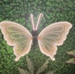 Electric Butterfly Wedding PartyWedding wedding props luminous iris scene metal iron stage decoration new landing road lighting