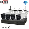 ENSTER 4CH 1080P Wifi Bullet Camera Wireless Cctv System for Home Security