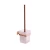 Import Europe Rose Gold Towel Rack Polished Solid Brass Bath Shelf Wall Mounted Liquid Soap Dispenser Toilet Brush Bathroom Accessories from China