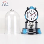 European Retro Style Clock Home Living Room Clock Antique Silent Desk Table Clock Home Office Decor Accessories