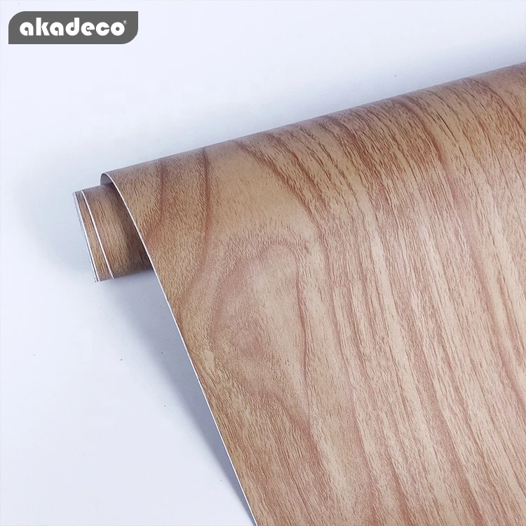 European style natural wood grain self-adhesive contact paper decorative film