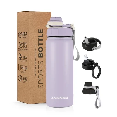 Buy Everich Custom Bpa Free Vacuum Wide Mouth Sport Water Bottle ...