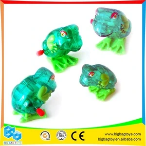 excellent quality green wind up toys jumping animal toy frog for kid