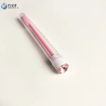 Eyelash packaging plastic tube with colourful glitter