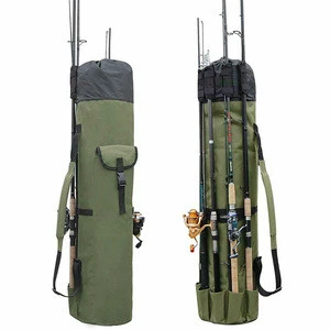 Factory Custom Fishing Rod Bag Pole Reel Tackle Holder Carry Case Deluxe Fishing Tackle Bag