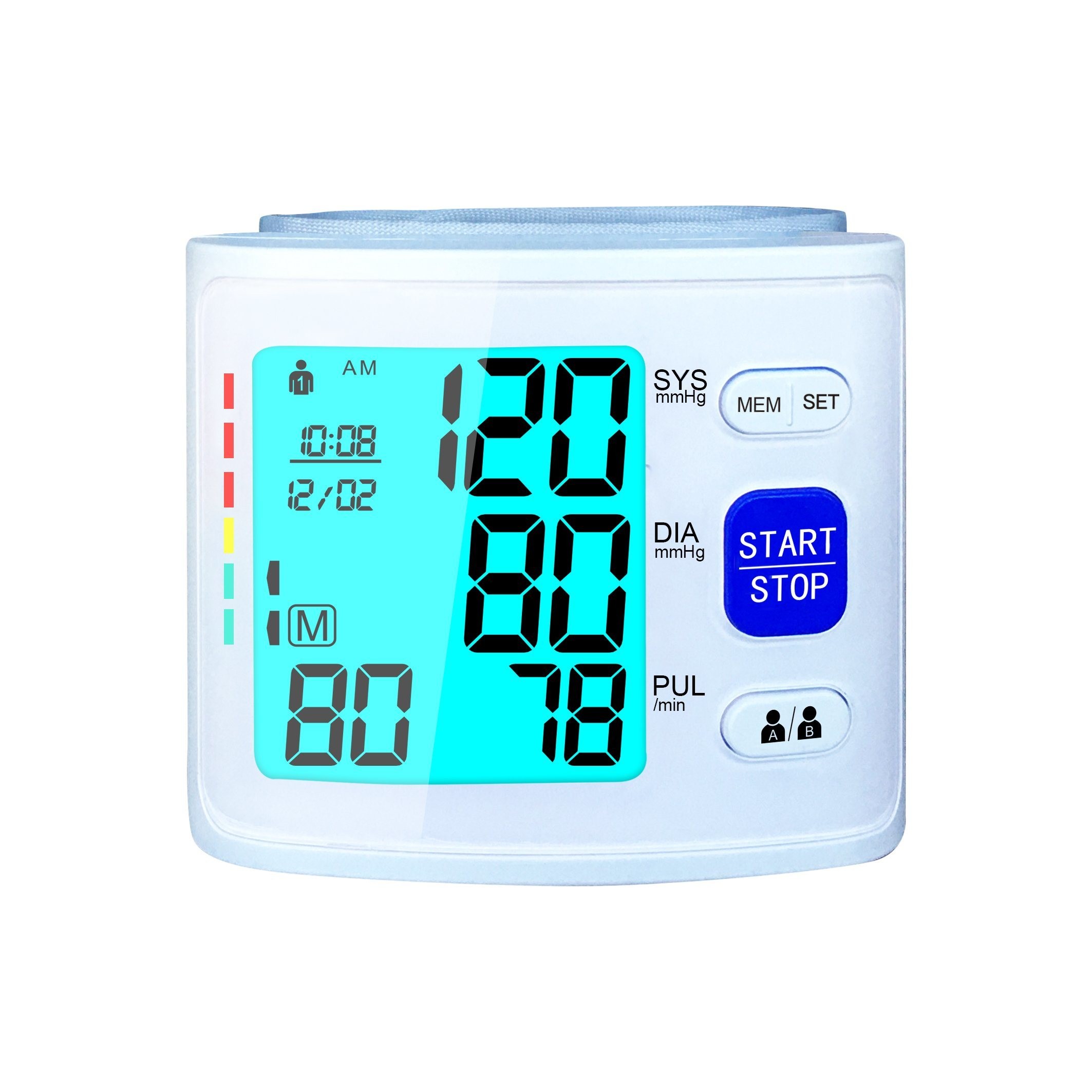 Factory Direct Medical Tensiometro Bp Monitor OEM 24 Hour Digital Upper Arm Blood Pressure Monitor Wrist