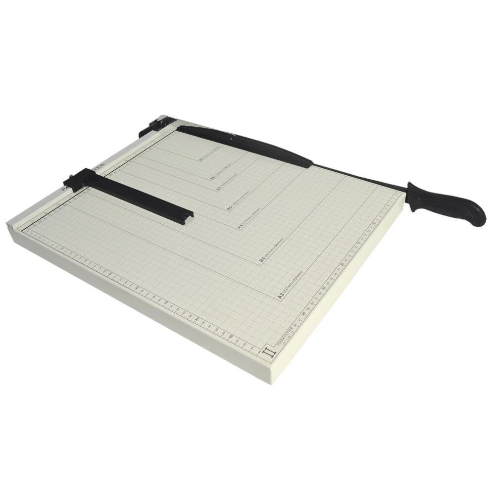 Factory direct sale A4 High-efficiency manual Paper Cutter with steel basement