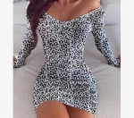 Factory Direct Sell Casual Dresses Long Sleeve Dresses Spring Fashion Dresses