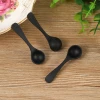 Factory direct selling wholesales and retails free shipping food grade short handle plastic scoop powder spoon 0.5g
