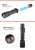 Import Factory logo Engraved Long Beam Distance USB Rechargeable Powerful Led Flashlight, 1000 lumen Tactical led torch flashlight from China
