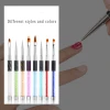 Factory OEM 8pcs/set Design Painting Acrylic Nail Art Brush Spot sale