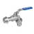 Import Factory price  stainless steel garden bibcock ball valve 3/8&quot; stainless steel ball valve from China