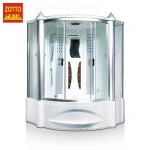 Factory production arc 2 people steam rooms type room bathtubs and showers raindrop glass shower door with bathtub