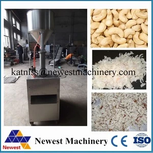 Factory sale almond slicer price/industrial peanut nuts slicing machine/slicing equipment