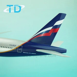 Factory supply 1:100 B777-300 Russian Airlines resin model aircrafts