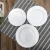 factory wholesale 8&quot;  round dinner plate white porcelain flat plate for restaurant use