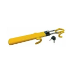 Factory Wholesale Car Steering Wheel Lock Double Hook Twin Bar Steering Wheel Lock