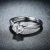 Import Fashion 18k White Gold Plated Four Claw AAA Crystal Couple 18k RGP Zircon Diamond Ring from China